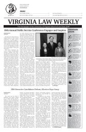 VIRGINIA LAW WEEKLY