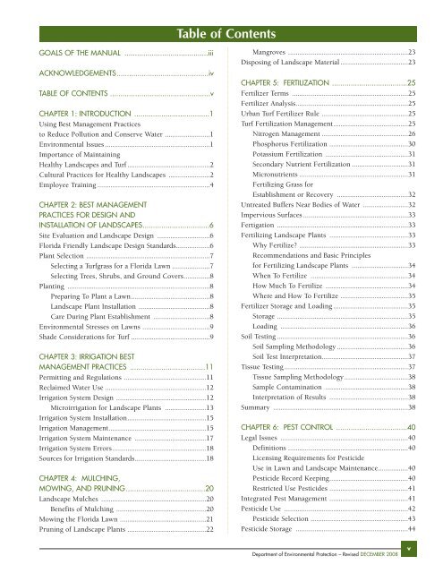 Green Industries Best Management Practices manual