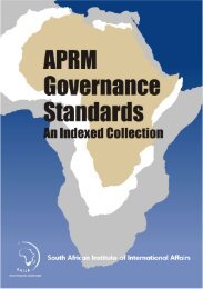 SAIIA APRM Standards Book 2008 version 2.pdf - the ...