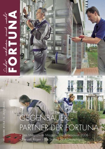 Nr. 01/2008 - FORTUNA Wohnungsunternehmen eG