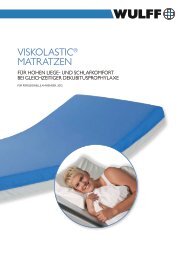 VISKOLASTIC® MATRATZEN - Wulff Med Tec GmbH