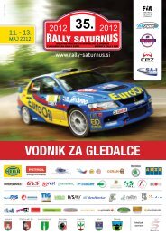 VodiÄ o Rallyu Saturnus - ObÄina IvanÄna Gorica