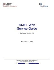 RMFT Web Service Guide - Attunity