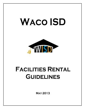 Facilities Rental Guidelines - Waco ISD