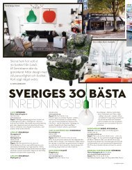 Guide: Sveriges 30 bÃ¤sta inredningsbutiker - SkÃ¶na hem