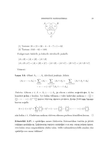 DISKREETTI MATEMATIIKKA