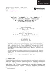 nonlinear stability of large amplitude viscous shock waves of a ...