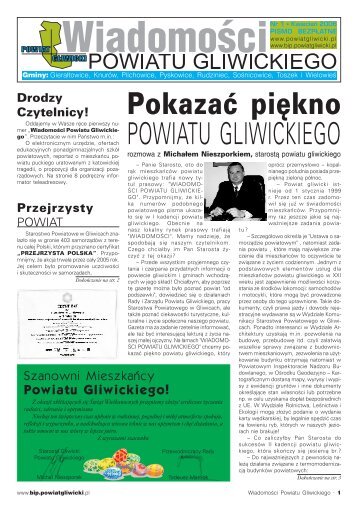 Numer 1 [do pobrania - format PDF] - Powiat Gliwicki - Gliwice.pl