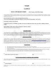 Copyright Form - IEEE ICC 2014