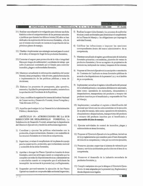 LEY FORESTAL Y AREAS PROTEGIDAS.pdf - ICF