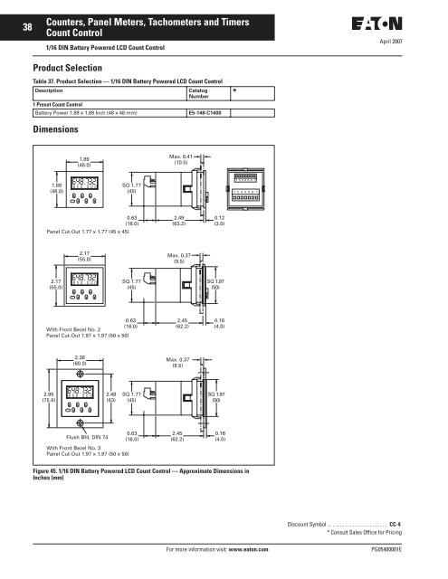 Specific Control and Display Products.pdf - of downloads