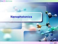 Nano Bio Spectroscopy - KAIST