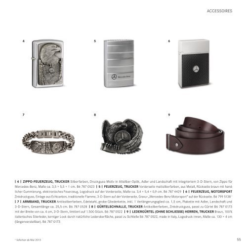 Katalog Collection 2013 - Mercedes-Benz Accessories GmbH