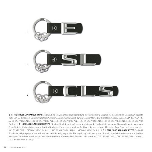 Katalog Collection 2013 - Mercedes-Benz Accessories GmbH