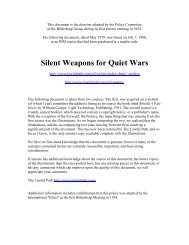SILENT Weapons