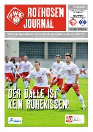 Offizielle Spielzeitung des FC Würzburger Kickers • Saison 2012/13 ...