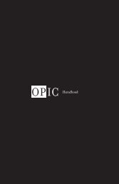 OPIC Handbook - Overseas Private Investment Corporation