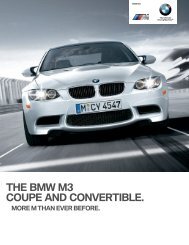 THE BMW M3 COUPE AND CONVERTIBLE.