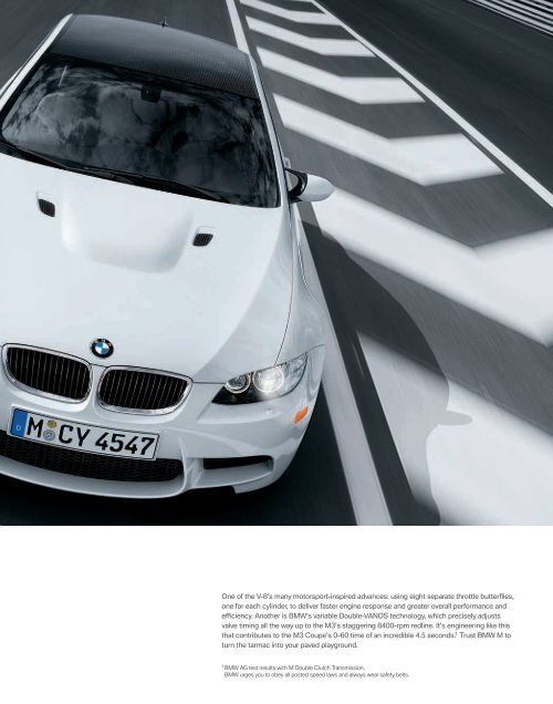 THE BMW M3 COUPE AND CONVERTIBLE.