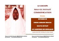 RÃ©ponses Cheikh Ahmadou MbackÃ© Maa ul ... - Daaraykamil.com