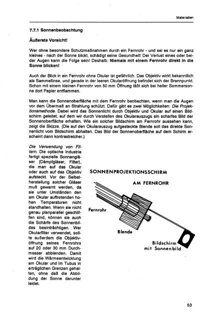 Baustein "Beobachten und Wahrnehmen mit Mikroskop und Fernrohr"