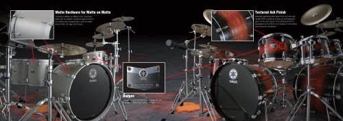 SPECIFICATIONS SET LIST SNARE DRUMS