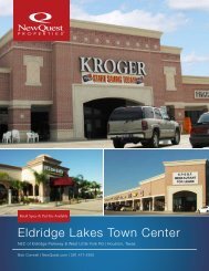 Eldridge Lakes Town Center - NewQuest Properties