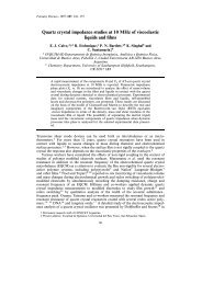 Quartz crystal impedance studies at 10 MHz of viscoelastic liquids ...