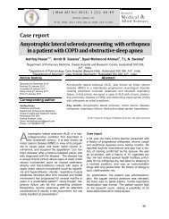 Amyotrophic lateral sclerosis presenting with orthopnea in a patient ...