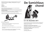 De Samichlaus chond - Juma-Kongri Waltenschwil