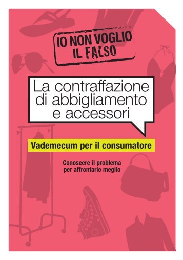 La contraffazione di abbigliamento e accessori - Ministero della Salute