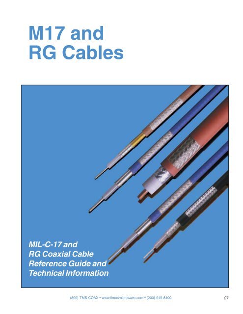 Times Microwave Full Coaxial Cable handbook - Rojone