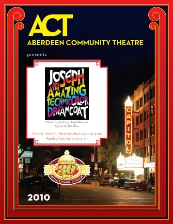 Program - Aberdeen Community Theatre