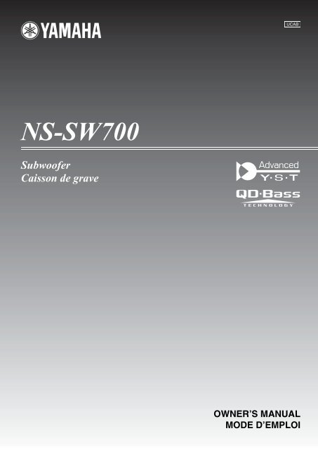 NS-SW700 - Yamaha