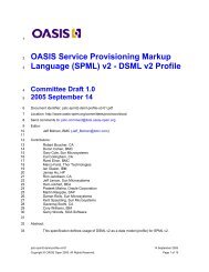 (SPML) v2 - OASIS Open Library