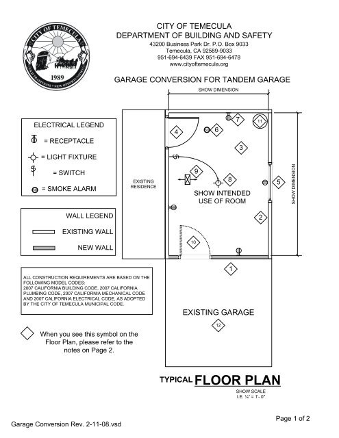 Visio-Garage Conversion Rev. 2-11-08.vsd - City of Temecula