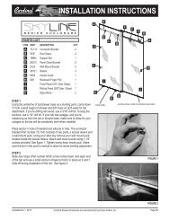 Cardinal Installation Instructions - 69-74 - Skyline ... - Cardinal Shower