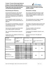 Produkt-/ Prozess-Änderungsmitteilung Product / Process Change ...