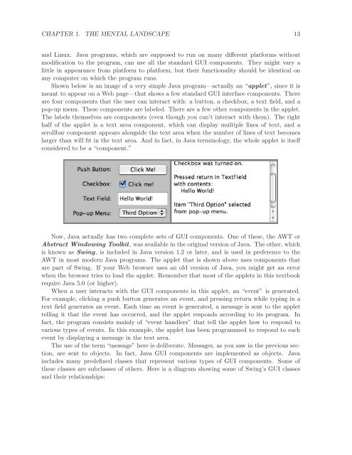 Introduction to Programming Using Java - Department of ...