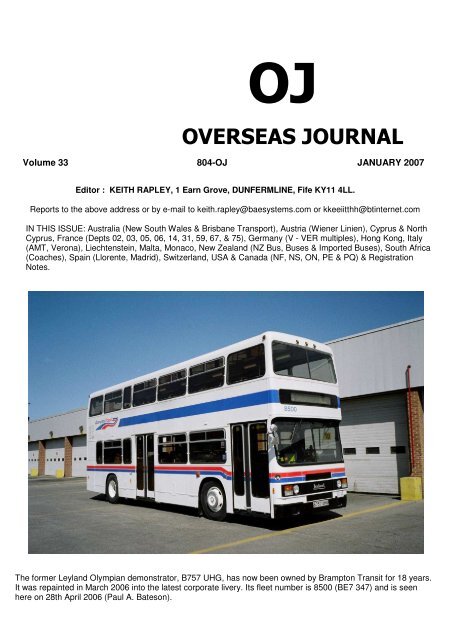 oj overseas journal - The PSV Circle Website