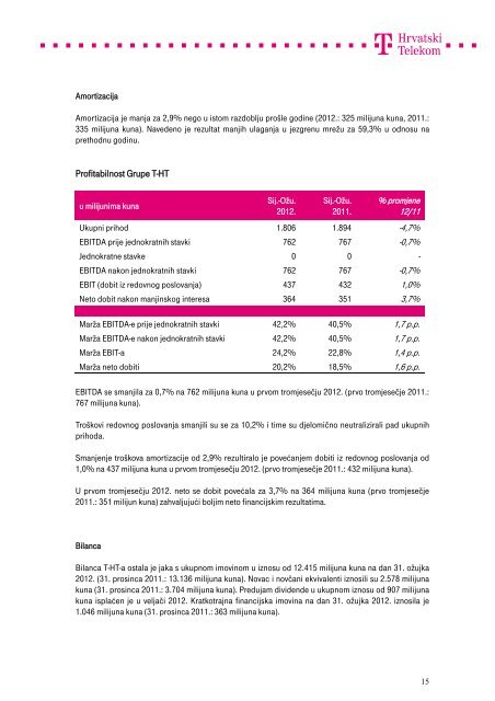 Kompletna objava u .pdf formatu - T-Hrvatski Telekom