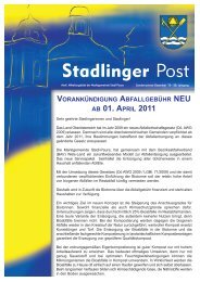 Stadlinger Post - Stadl-Paura