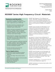 Rogers Corporation: RO3000 Data Sheet