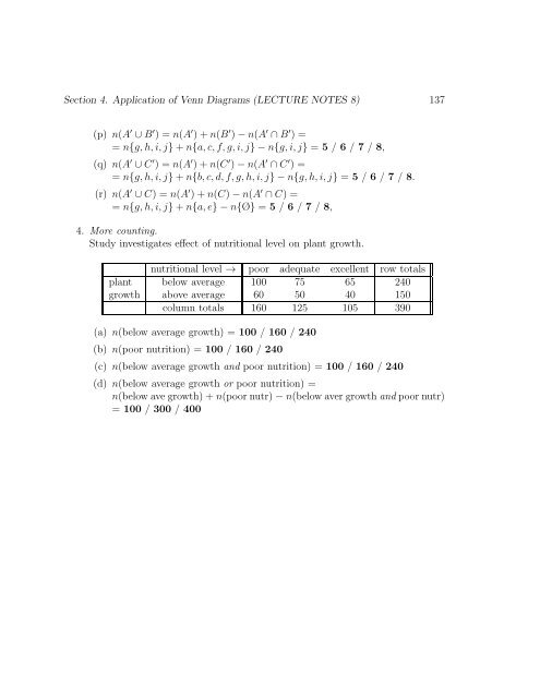 class lecture notes 8