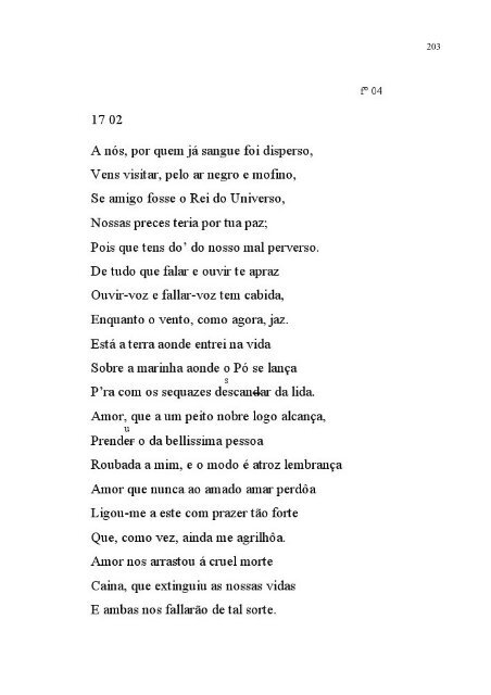 o processo criativo na traduÃ§Ã£o de dom pedro ii ... - NUPROC - UFSC