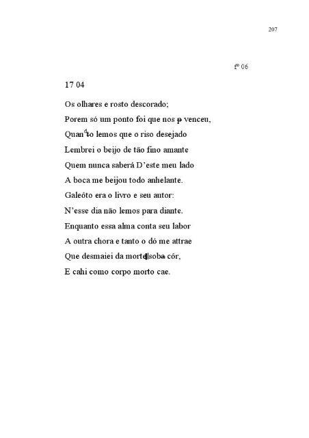 o processo criativo na traduÃ§Ã£o de dom pedro ii ... - NUPROC - UFSC