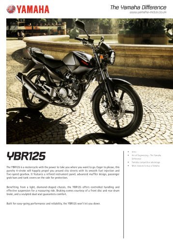 YBR125 - Yamaha Motor Europe