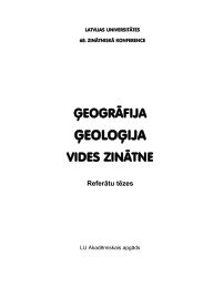 Latvijas UniversitÄtes 68. konferences LU Ä¢eogrÄfijas un Zemes ...