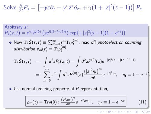 Photoelectron counting in quantum optics