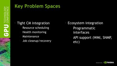 Tools for Managing Clusters of NVIDIA Gpus